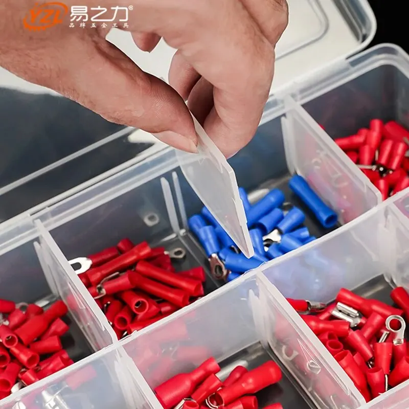 Portable Transparent Storage Box Grids Plastic Clear Organizer with Cover for Jewelry Earrings Screw Nails Parts tool storage box parts storage box plastic tool box storage organizer box