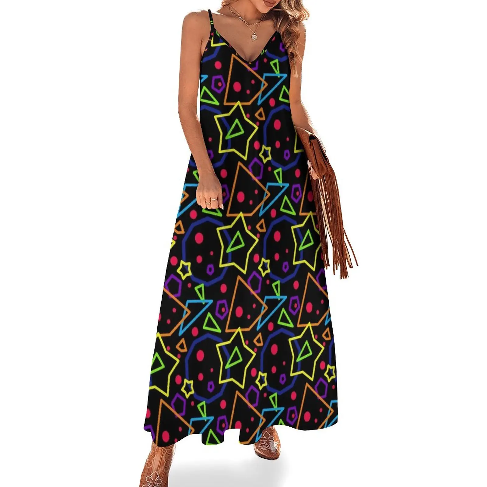 

Penrose Arcade Carpet Sleeveless Dress Summer skirt elegant women's dresses for wedding Woman clothes
