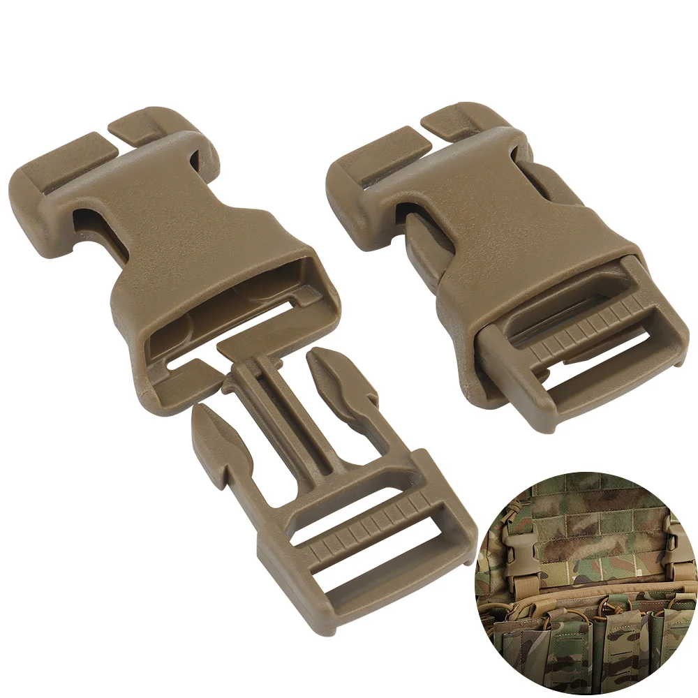 

1 Inch Buckle Quick Attach Surface Mount Tactical Mil-spec MOLLE PALS Webbing Airsoft Hunting Vest Modular Attachment Point