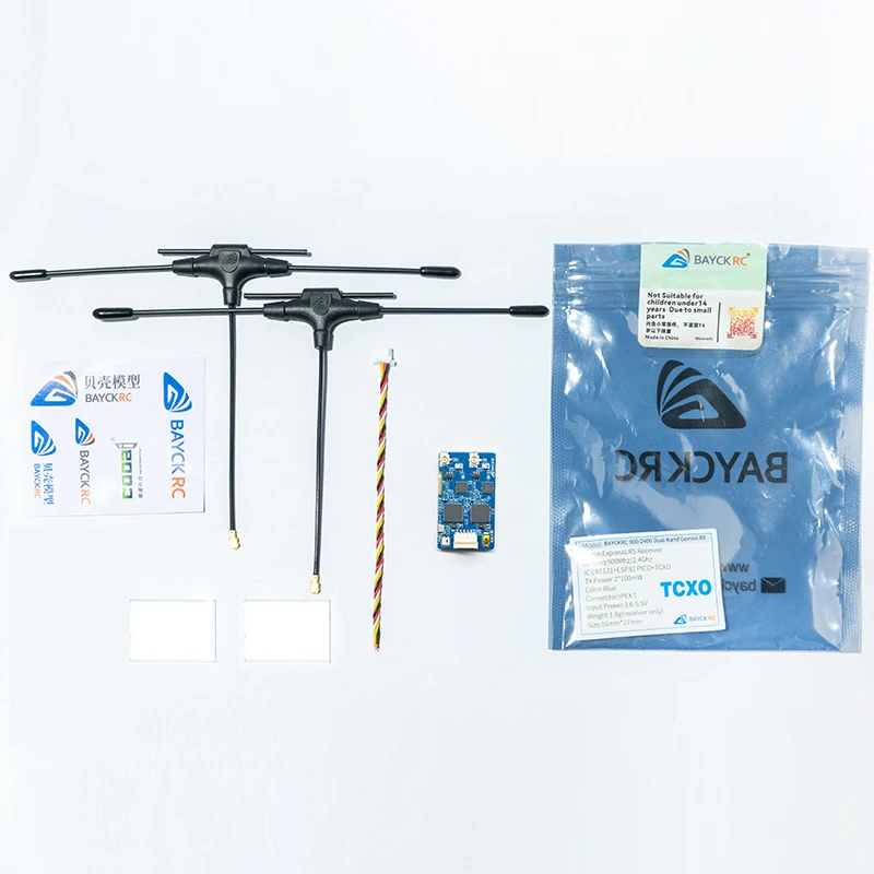 Récepteur ELRS BAYCK RC Gemini 900/2400 Dual Band pour Drone FPV