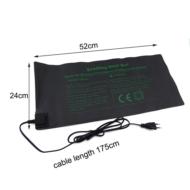 110 V/220 V Növényi Fűtő Szőnyeg Óvoda Alsó Indítópad Vízálló Csírázás Terjedése Klónkerti Készletek Szerszámok - Image 2