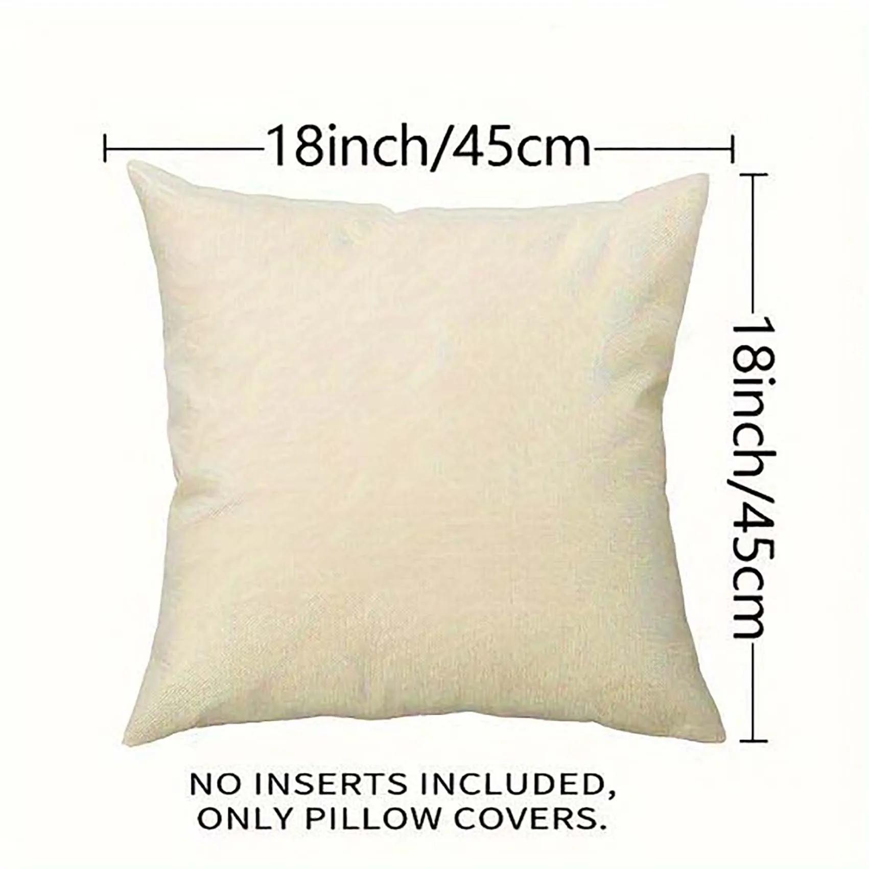 Home decor pillowcase Plain pillowcase Raw linen pillow cover 2