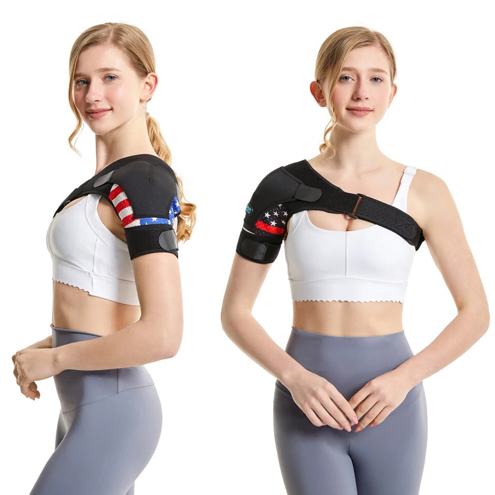 Adjustable Shoulder Support Compression Sleeve Wrap