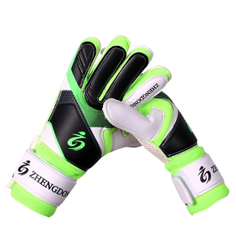 Kids Adults Finger Protection Goal Thickened Latex Football Gloves Professional Soccer Goalkeeper Gloves