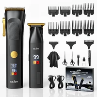 Sejoy Professional Electric hair clippers Kits Adjust Speeds Rechargeable Hair Trimmers for Men Cordless Hair Cut Machine 1