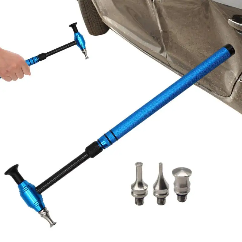 

Car Dent Repair Hammer Auto Body Repair Kit Multi-Head Leveling Hammer Paintless Dent Puller Hand Tool For Removal Hails