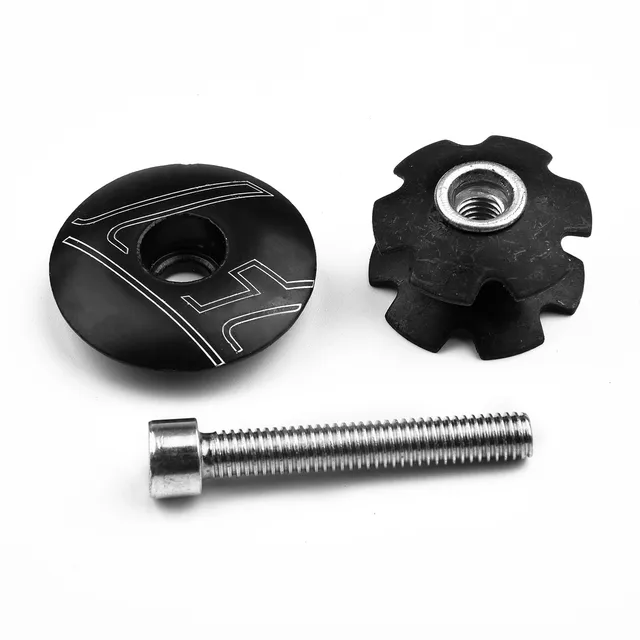Stem Cap Mtb 10Pcs Metal Black Bike Headset Threadless Fork
