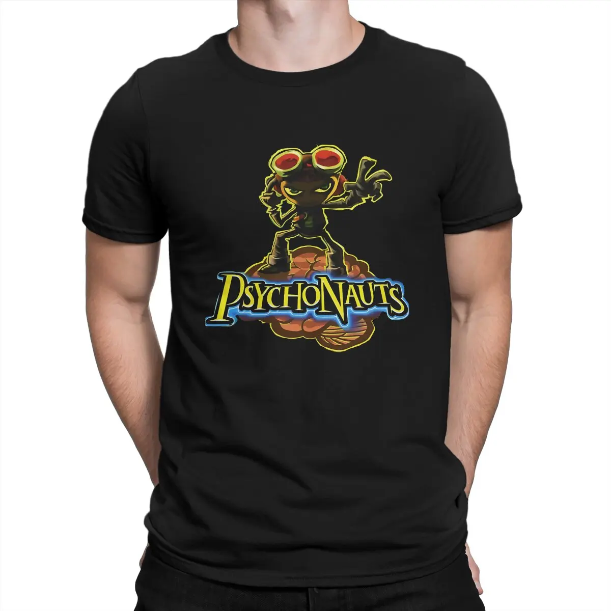 thumbnail image 1 of Camiseta de Psychonauts Man, juegos, camiseta distintiva, sudaderas Harajuku, nueva tendencia, 1 of 7