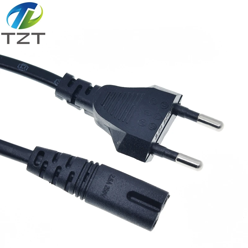 1/3PCS Universal 0,5 m EU Standard zu Abbildung 8 C7 2-Pin Stecker AC Power Kabel Blei kabel Neue Hohe Qualität 250V – Detail 7
