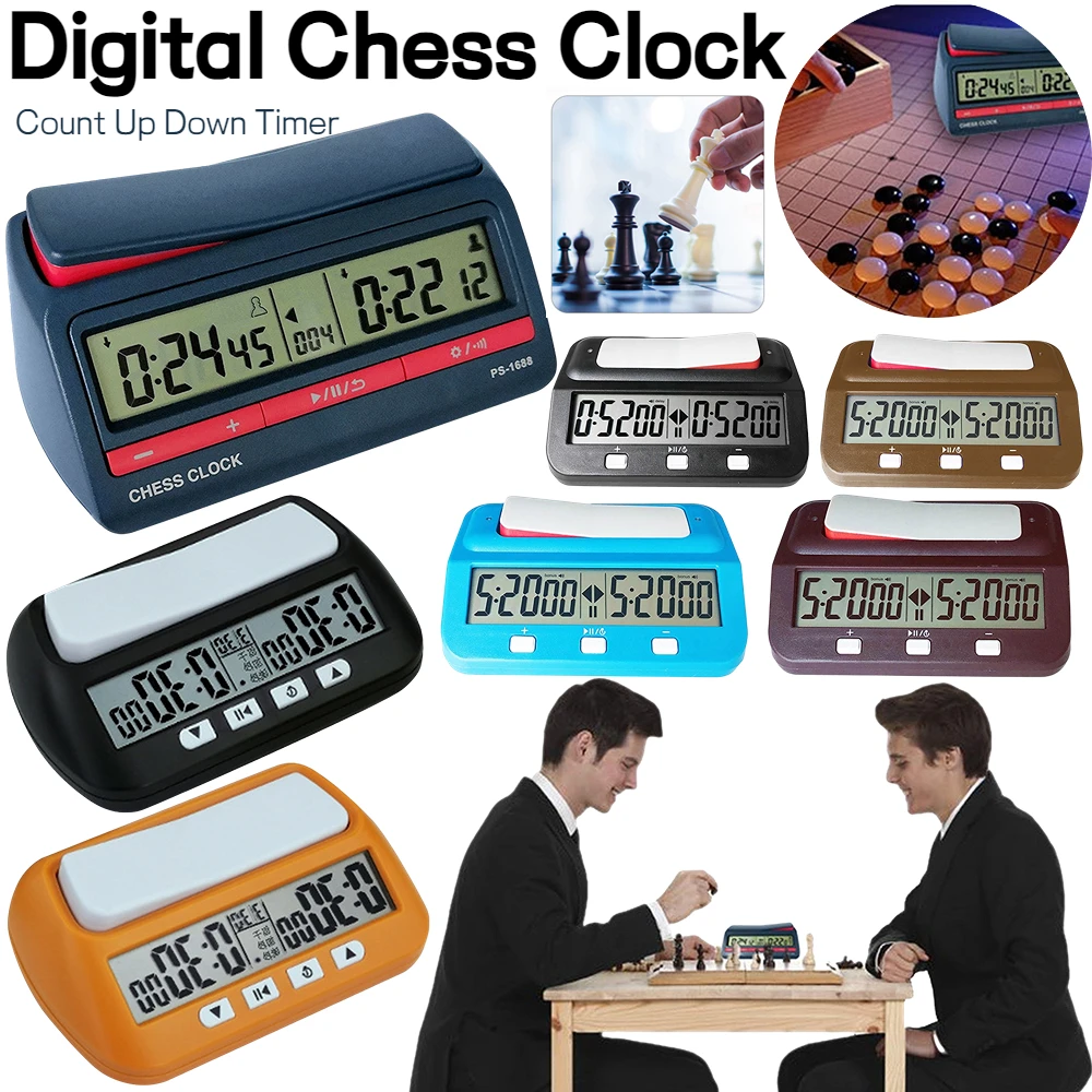 F1FD Digital Chess Clock Chess Timer for Professional Chess for Play for Time  Control - AliExpress