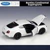 WELLY 1:24 Bentley Continental Supersports Alloy Car Model Diecasts Metal Toy Vehicles Car Model Simulation Collection Kids Gift 6