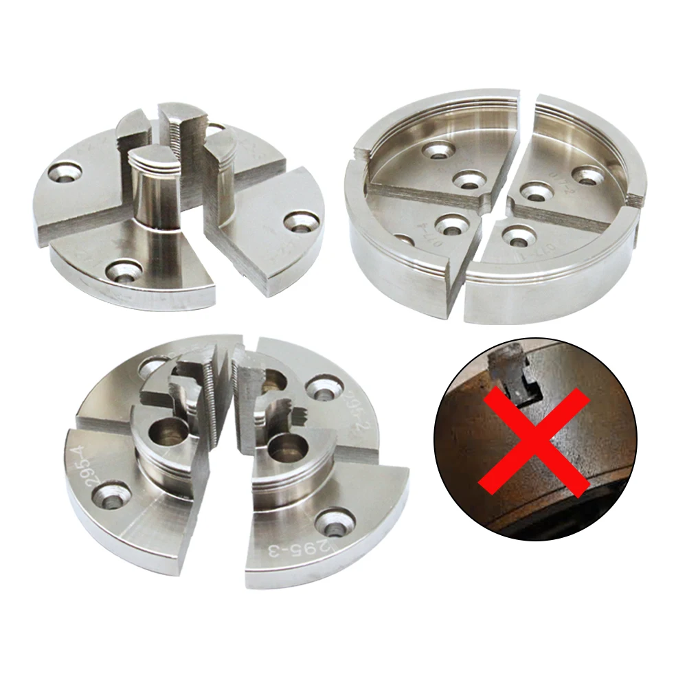 Step Jaw for 4&quot Scroll Chuck Chrome Plated Wood Lathe 4-Jaws Self Centering Woodworking Machine Tools Accessories parts |
