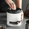 304 Stainless Steel Vacuum Preservation Jar Coffee Bean Grain Sealed Storage Tank Press Type Vacuum Extraction Kitchen Gadget 1