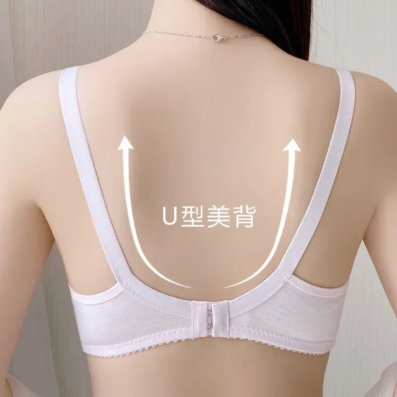 Breastfeeding Maternity Nursing Bra Pregnant Underwear Pregnant Women Gathered Push Up Bra Wireless Feeding Seamless Bras Ladies 2