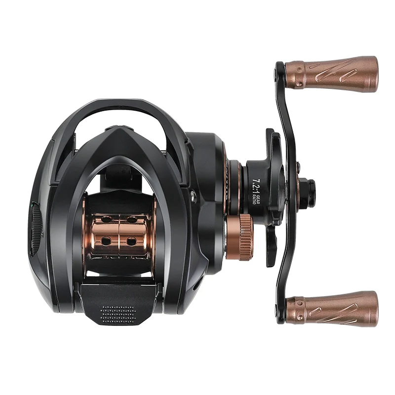 Moulinet Baitcasting Gauche - Rapport 7.2:1, Frein Magnétique, Neuf En Emballage !