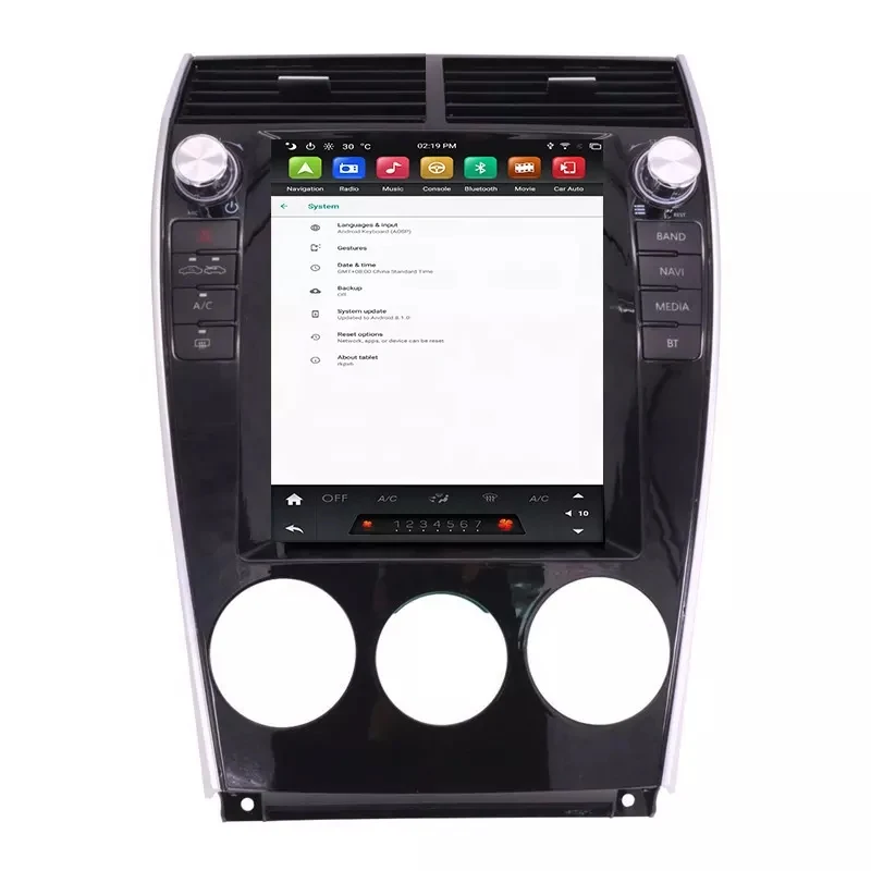 자동차 프레임 DVD 플레이어, 자동차 터치 스크린 스테레오 중고 자동차 라디오, 마즈다용 안드로이드 핏