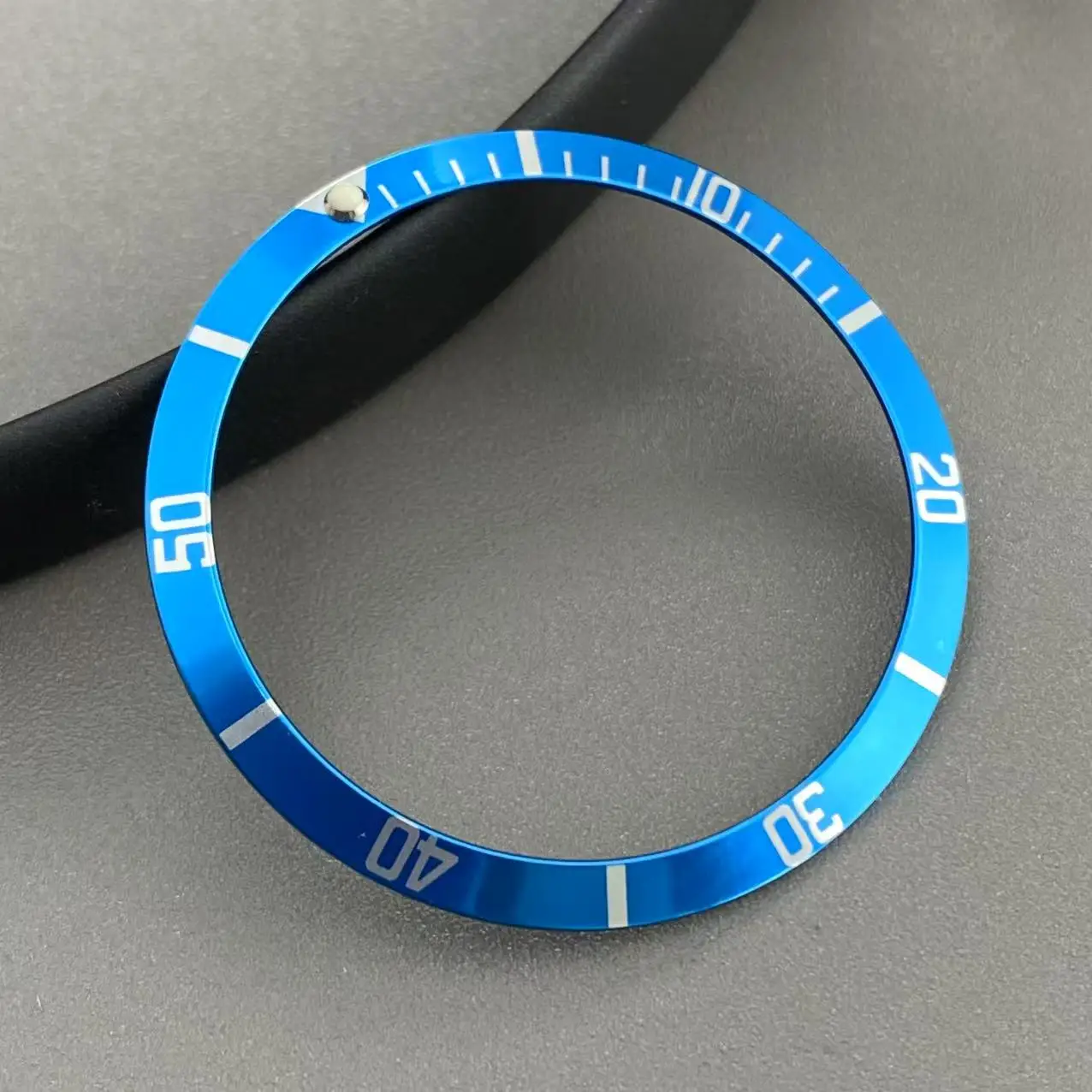 Vintage 36.5mm Aluminum Bezel Insert for 40mm Men's Watch Cases