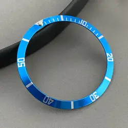 Vintage 36.5mm Aluminum Bezel Insert for 40mm Men's Watch Cases (SUB - Aluminum Bezel10)