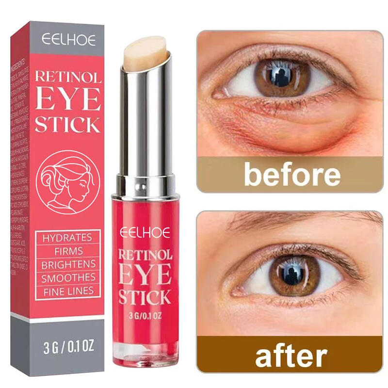 Anti-Wrinkle Eye Cream Retinol Stick Get Rid Of Puffy Dark Circles Lift Eye Area Whitening Moisturizing Health Repairing Eye