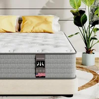 Mattress,Hybrid Mattress in a Box with Gel Memory Foam,Individually Pocket Springs for Pressure Relief,Motion 1