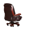 Leather Chair First Layer Cowhide Large Business Reclining Office Chair Solid Wood Massage Chaises De Bureau Lounge Furniture 5