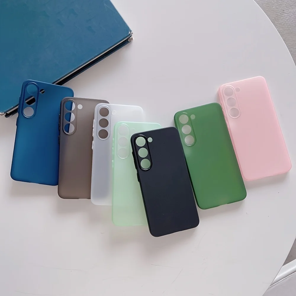 Ultra-Thin Matte Shockproof Phone Case with Clear Cover