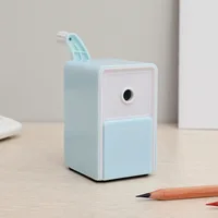Hand Crank Pencil Sharpener Auto Feed Cutter Portable Stationery for Primary School Students Daily Study Use, Durable stationery 4
