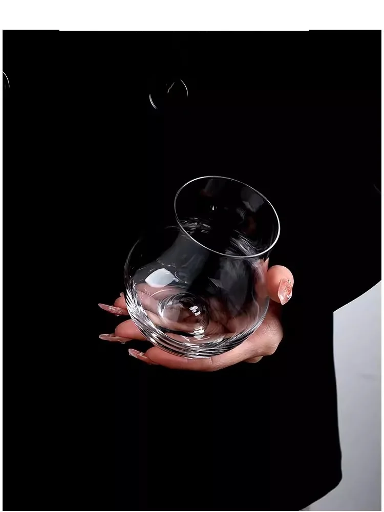 Crystal Glass Coffee Cup, Heat-Resistant Latte Mug, Water Cup, Milk, Beer, Juice, Tea, Wine Glass, 360ml