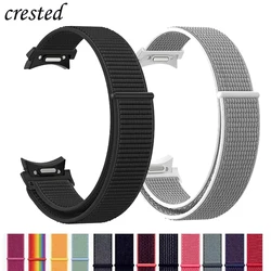 20mm Band For Samsung Galaxy Watch 6 4 Classic 5 pro 44mm 40mm 47mm 43mm 45mm 46 Nylon loop bracelet correa Galaxy Watch 4 Strap
