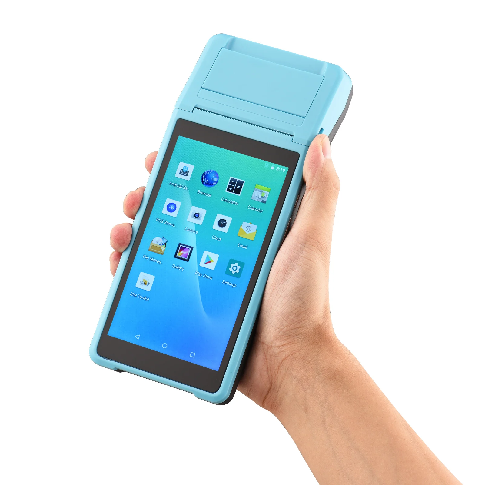 Handheld PDA Printer Smart POS Terminal Wireless Portable Printers Intelligent Payment Terminal Function BT/ WiFi/ USB OTG/ 3G