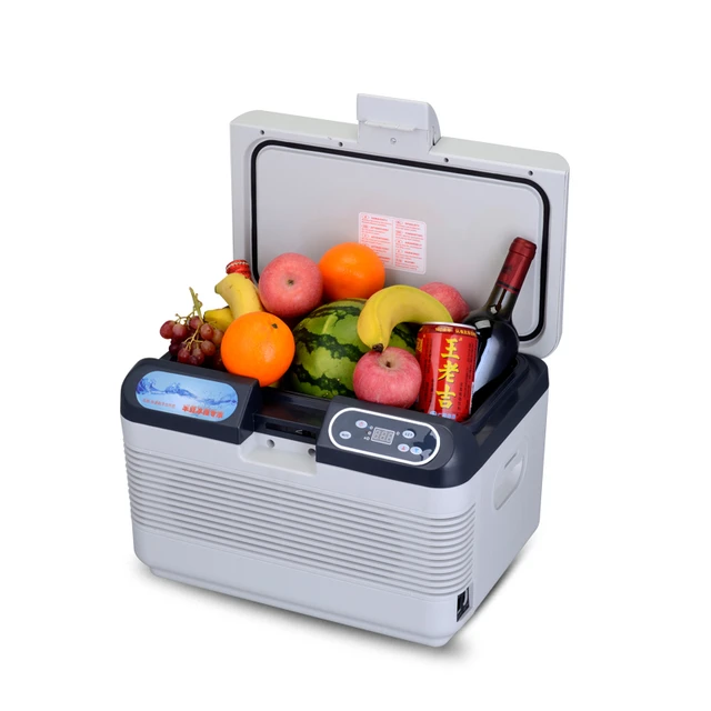 JIAX Tragbarer Kühlschrank fürs Auto, 12L Mini-Kühlschrank