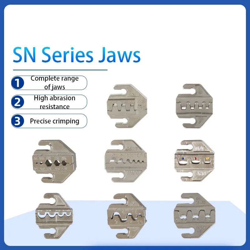 Crimping tool pliers crimp jaw set 4mm slot Jaws SN-48BS/58B/02C/2546B/2549 /06/X6/06WF/03H for crimping terminals