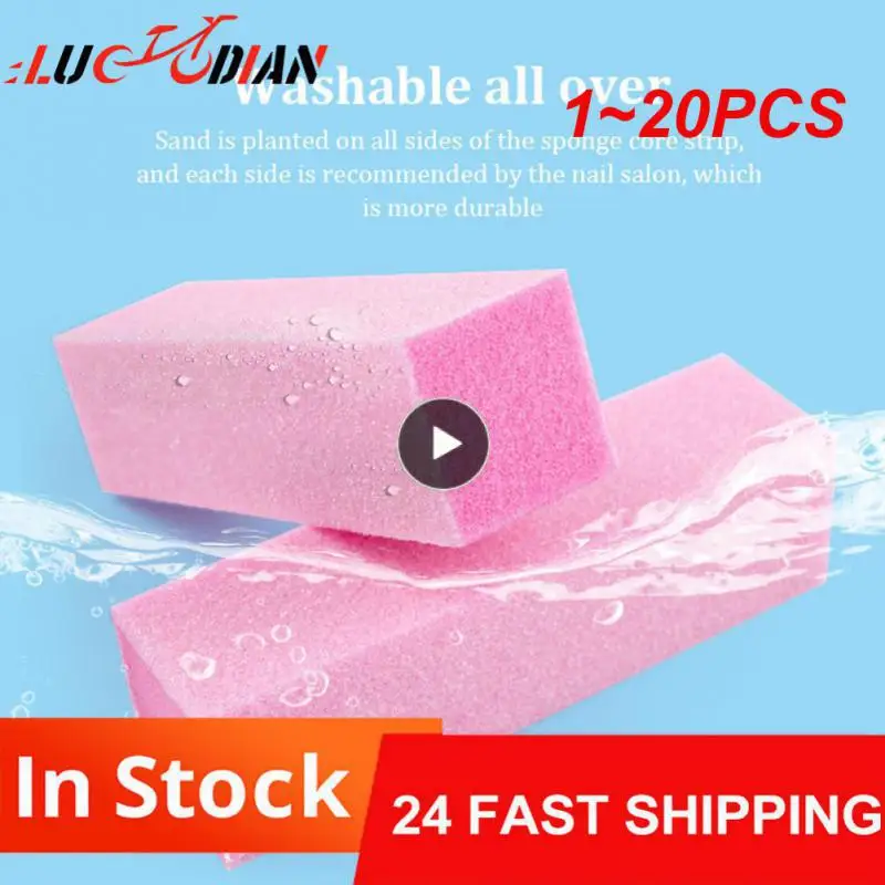 

1~20PCS Nail Art Buffer Nail Art Buffer Grinder Sponge Buffer Nail Files Buffer Grind Buffing Sanding Files