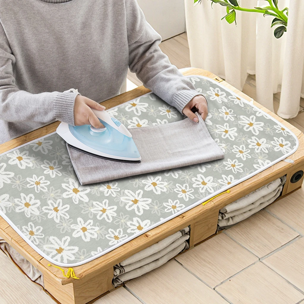 Ironing Board Mat Portable Heat-Resistant Foldable for Travel/Home