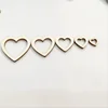 2022 Hot Sale 100pcs Popular Hollow Love Heart Wooden DIY craft Laser Cut Embellishment Craft Decor Ornaments Wedding Decoration - Image 4