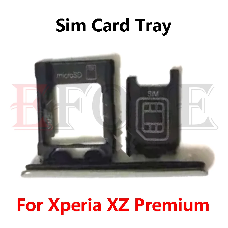 ソニーの Xperia XZ プレミアム Sim カードスロットトレイホルダー Sim