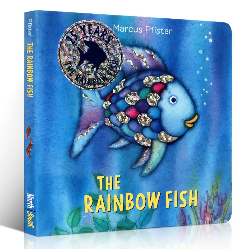 

Milu Original English Gift Audio Picture Book The Rainbow Fish Children's Emotional Expression