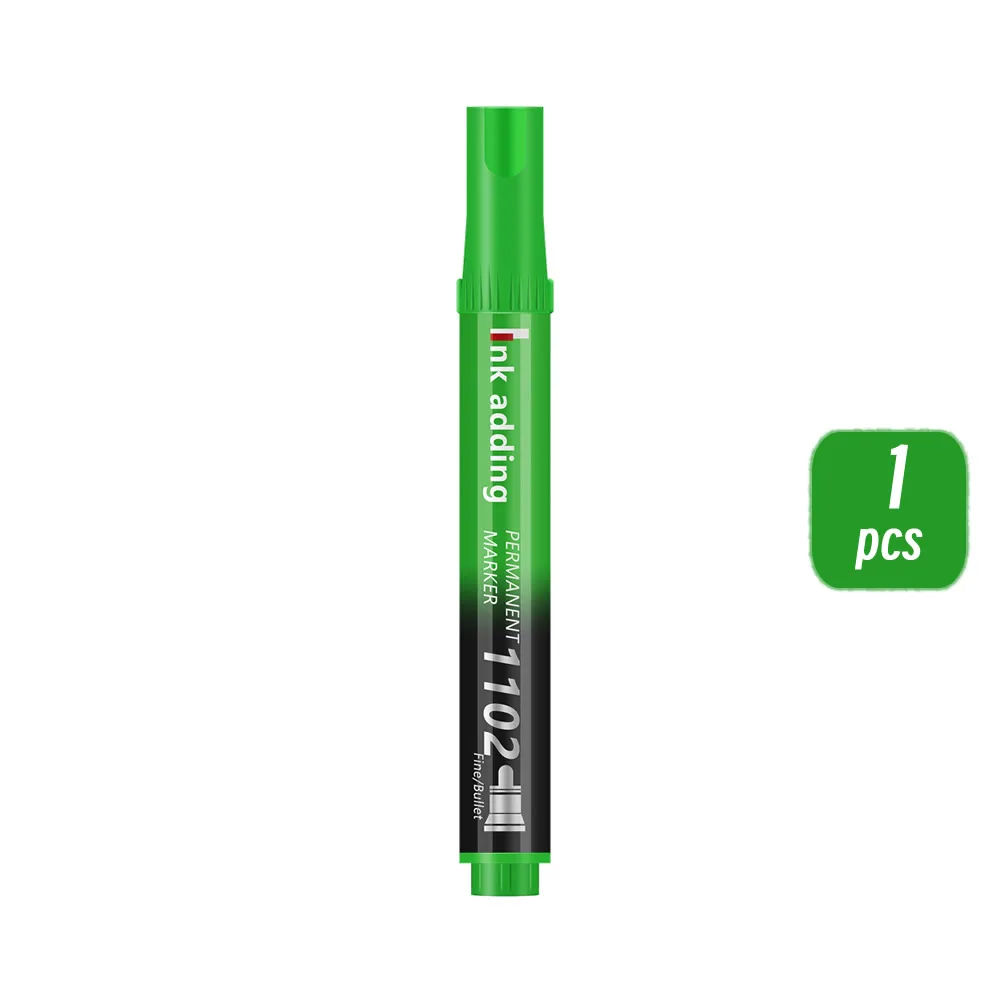 Pack of 1/10/20 Fine Tip Waterproof Permanent Marker Pens - Quick Drying, Multi-Surface Use on Wood, Stone, Metal & Glass; Assorted Colors