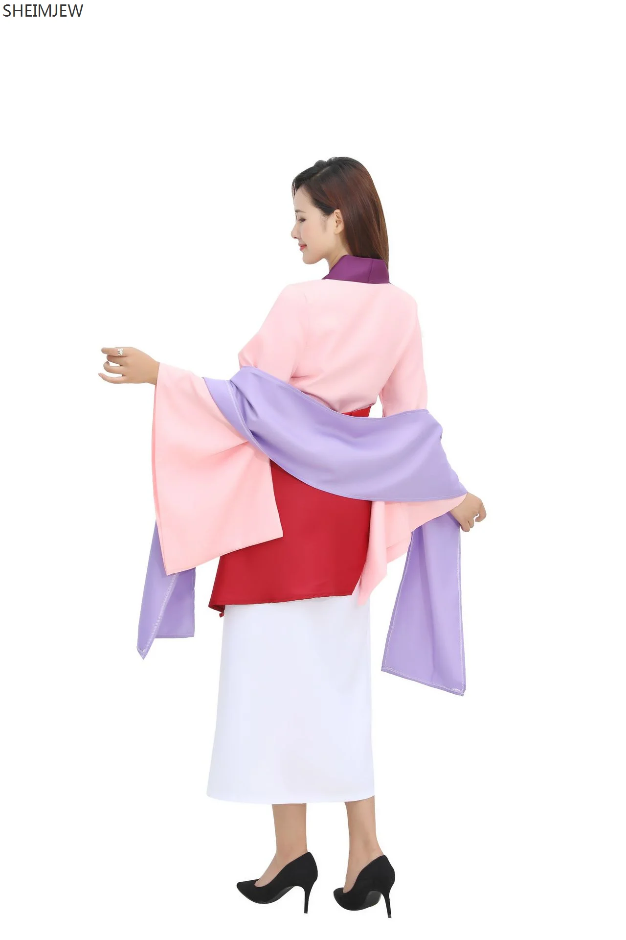 Adult Chinese Movie hero Hua Mulan Cosplay Costume donna Mushu