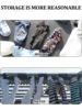 1/2 PCS Hanging Rod Sock Rack, Clothes Hanger Suitable For Drying Socks, Towels, Underwear And Other Small Clothing Items 5