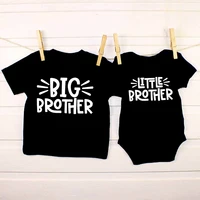 Sibling Brother Matching Shirts Big Brother Little Brother Shirt Brother Matching Outfits Kid Short Sleeve T-shirts Baby Clothes 1