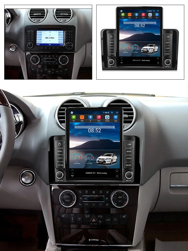 AUTORADIO POUR MERCEDES Benz W164 ML350 X164 ML280 GL350 GL450 GPS