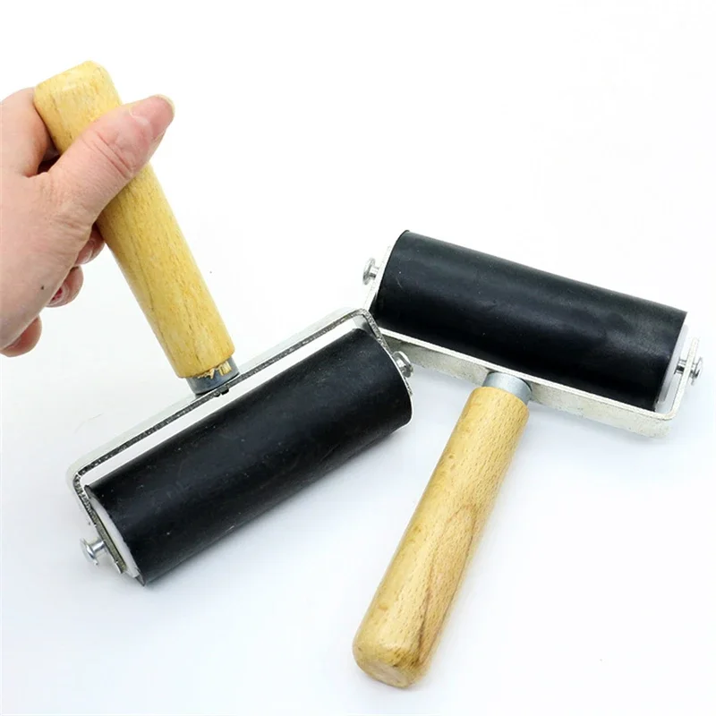 Paint Roller Brush Printmaking Tool Roller Rubber Roller Ink Painting Printmaking Roller Art Craft Projects Ink Stamping Tool Paint