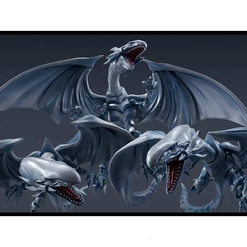 

Аниме фигурки Bandai S.h.mo nsterarts Shm Yu-gi-oh с голубыми глазами и белым драконом, игрушки в подарок, модели для коллекционеров, подарки