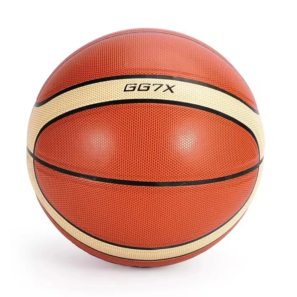 성인 청소년 어린이를위한 용융 GG7X 농구 PU 가죽 야외 실내 경기 훈련 FIBA ??승인