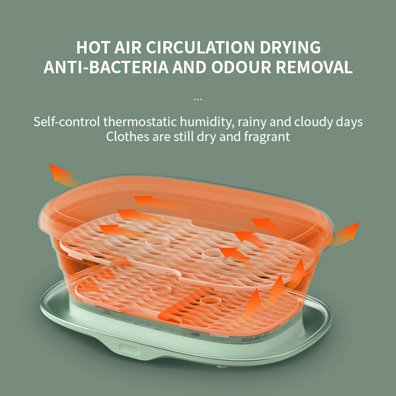 Drying machine for household portable folding underwear drying box disinfection and sterilization cross-border dryer 2