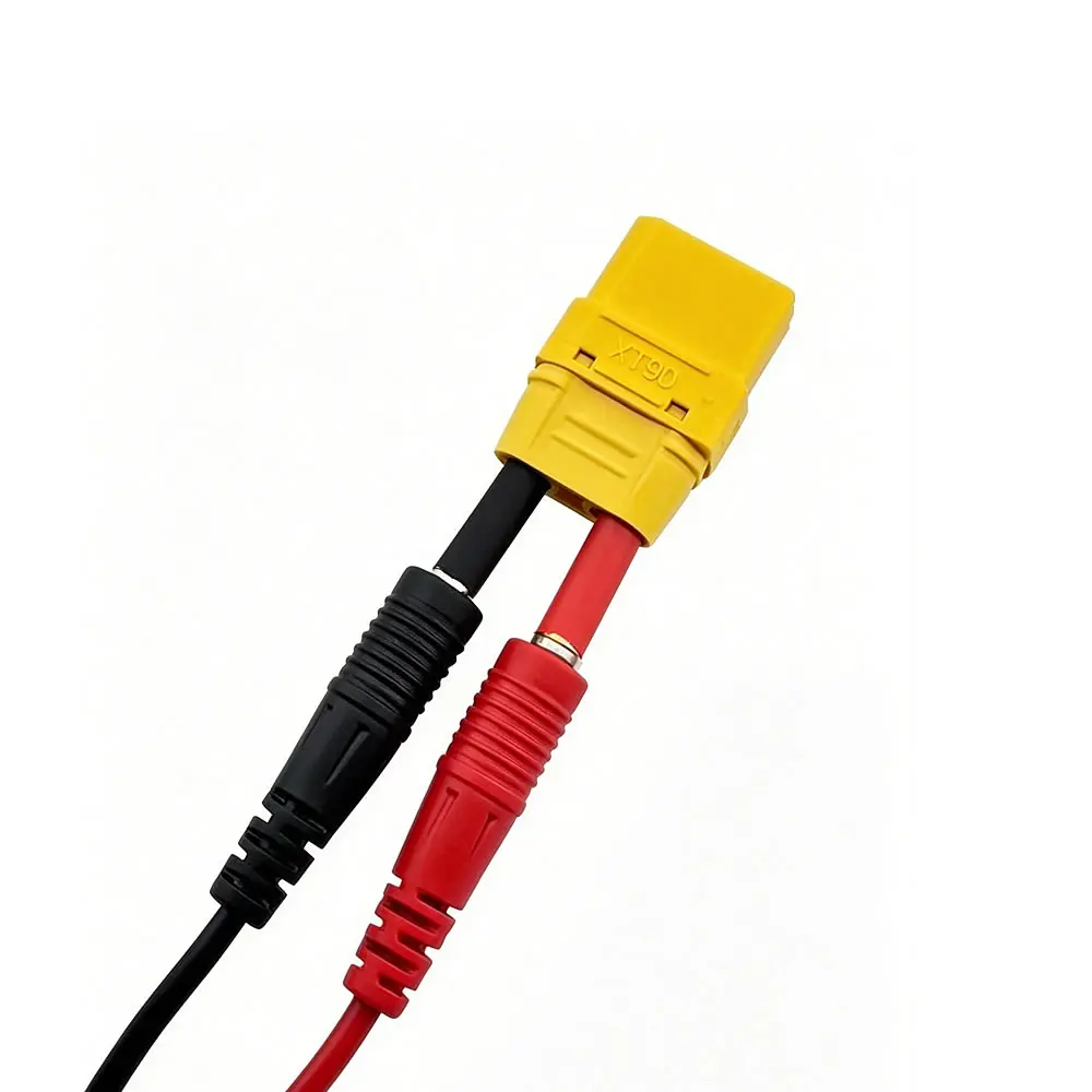 XT90-4mm 바나나 플러그 어댑터, FPV RC 전원 공급 장치용 리포 배터리 충전 리드/4.0mm 바나나 충전 코드