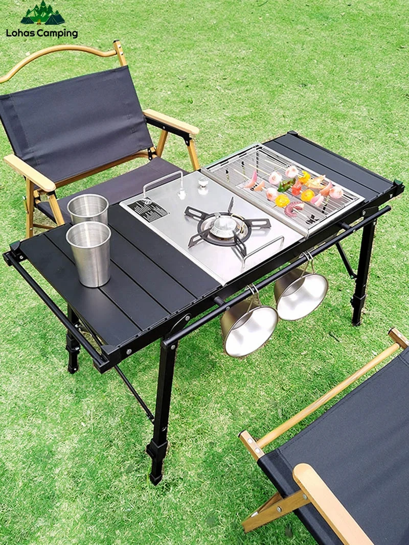 LohascampingLightweightCampingFoldingmultifunctionalIGTtableroll