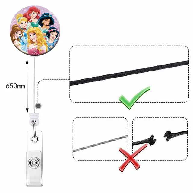 Disney Retractable Badge Reel With Nurse Card Holder Women Business Credit  Card Work Card Badge Holders Office Student Card Cove - Card & Id Holders -  AliExpress