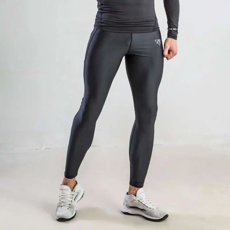 Glossy Men's Tight Fitness Running Pants Leggings Plus Size Training Joggers Sweat Trousers sport jogging trousers fleece sweatpants